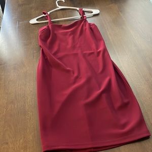 Charlotte Russe size medium wine red colored dress